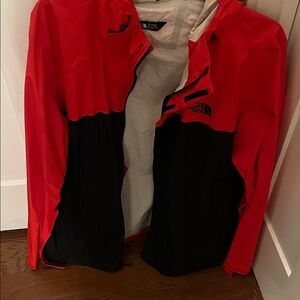 The North Face Vibrant Red and Black Outdoor Jacket